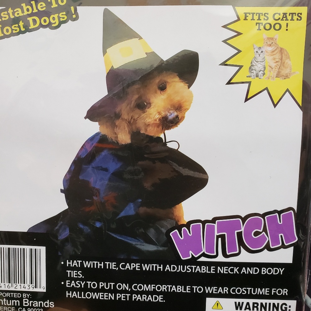 Witch Costume for Dogs